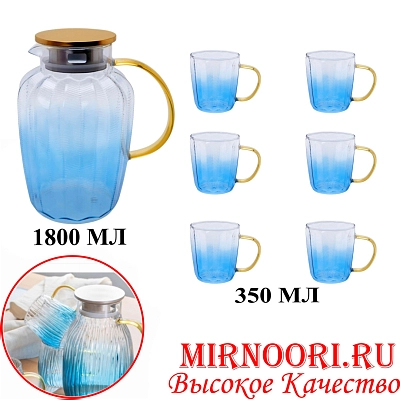 Набор графин+ 6 кружек 3766 (1х8)