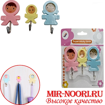 Крючок настен.на липучке 2661 (1х160)