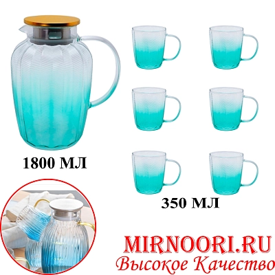 Набор графин+ 6 кружек 3767 (1х8)