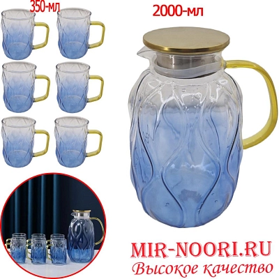 Набор графин + 6 кружек 3773 (1х8)