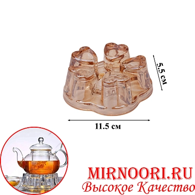 Подставка для чайника медовая маленькая 3495-2(1х24)
