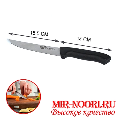 Нож с пластм.ручкой (Турция) 38102 (1х120)