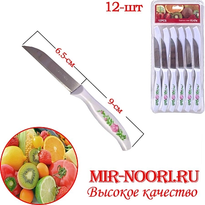 Набор Ножи фруктовые 12 шт 7219 (1х120)