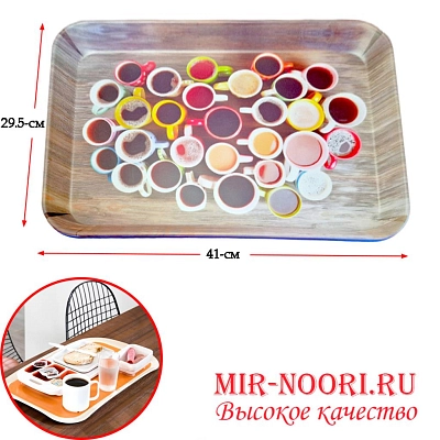 Поднос пластм.30*40  7542 (1х60)