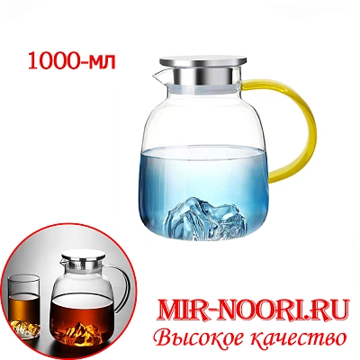 Чайник стекл.1,0л 3753 (1х48)