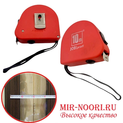 Рулетка 10 м Jubi  7617-10 (1х60)