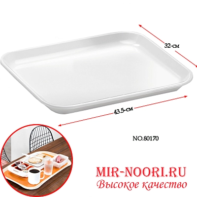Поднос белый больш. 2251 (1х50)